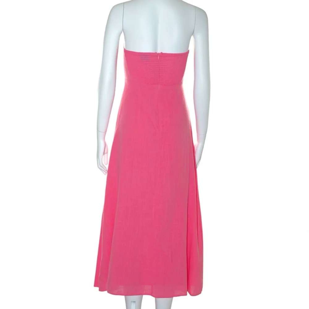 SNDYS x REVOLVE Lilly Dress in Pink 100% Cotton Women’s Size XS Barbie Summer